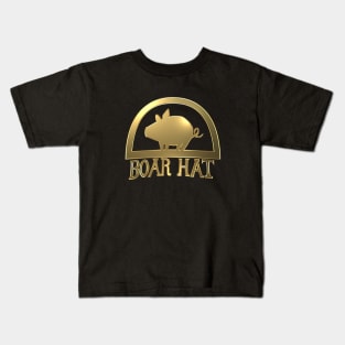 Boar Hat 3D - Fancy Kids T-Shirt